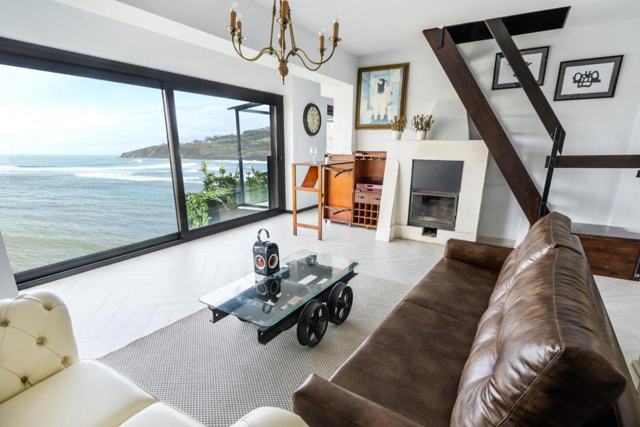 Mundaka Beachfront House Bagian luar foto